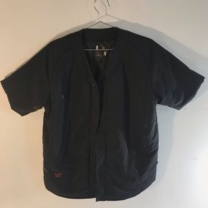 Baseball Style Insulated Short Sleeve Size Large